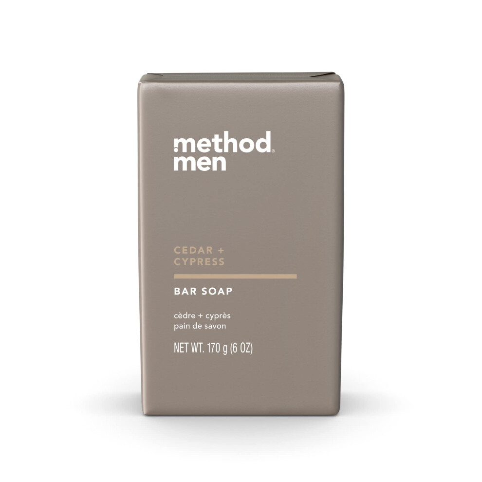 METHOD Cedar & Cypress Mens Bar Soap  170 GR