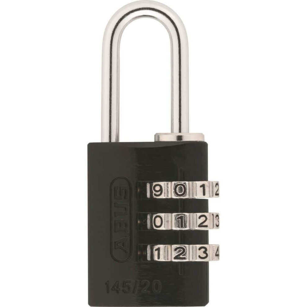 ABUS Combination Padlock 145/20 black  34599