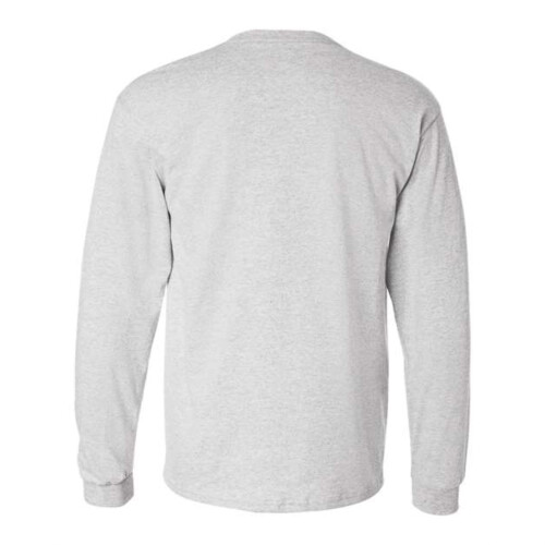 Hanes Authentic Langarm-T-Shirt - Ash S