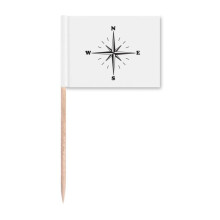 Direction Indicator Northwest Watch Toothpick Flags Marker Topper Party Decoration