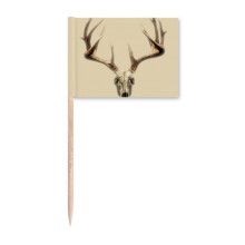 Deer Horn l Art Deco  Fashion Toothpick Flags Marker Topper Party Decoration