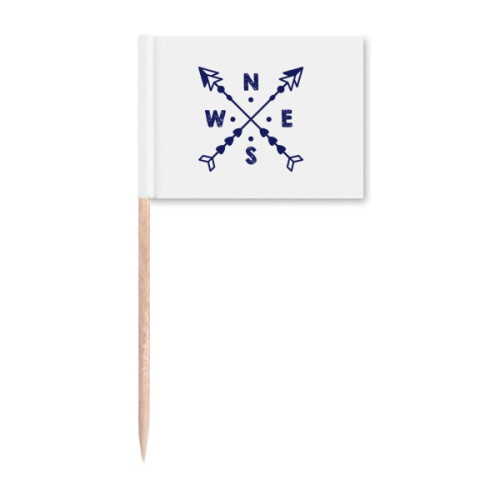 decoration direction indication toothpick flags marker topper party decoration