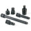 6 st. 3/8 Dr. Impact-adapter en verlengset 1