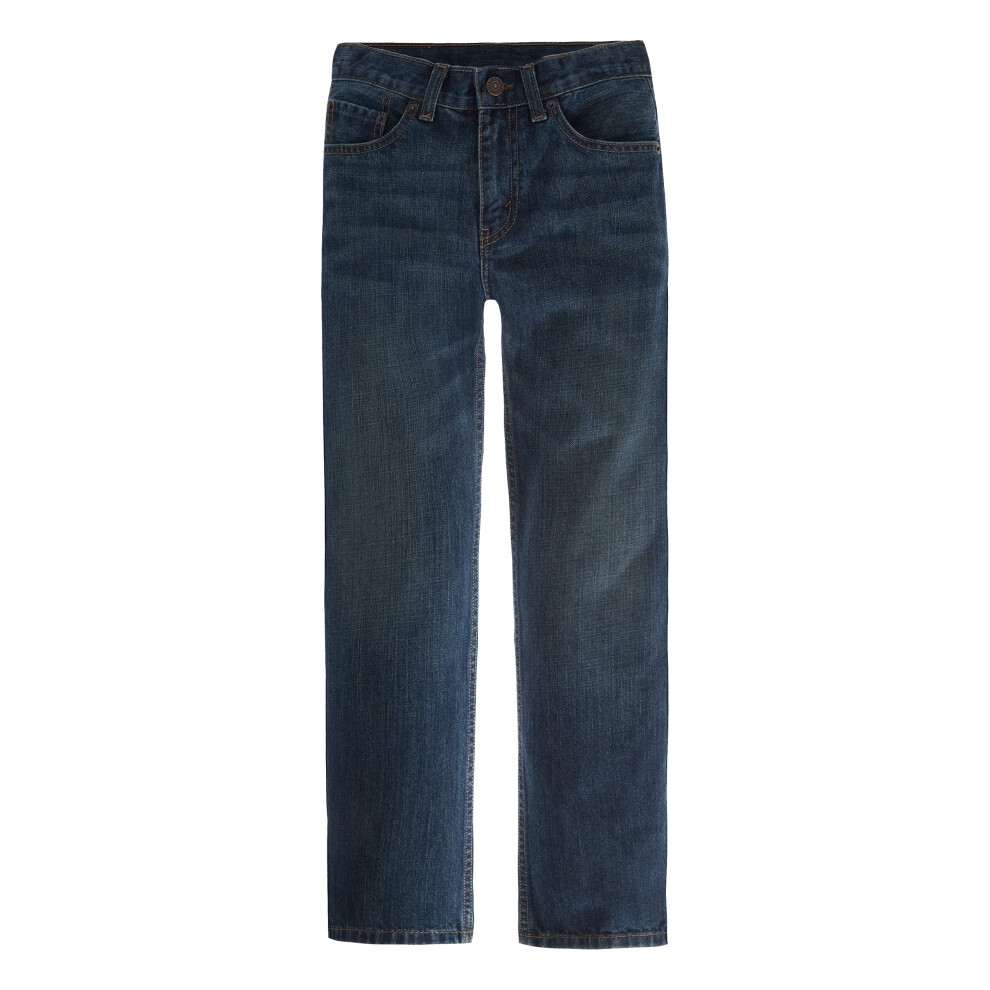 Levi's Boys' 505 Regular Fit Jeans  Roadie  6