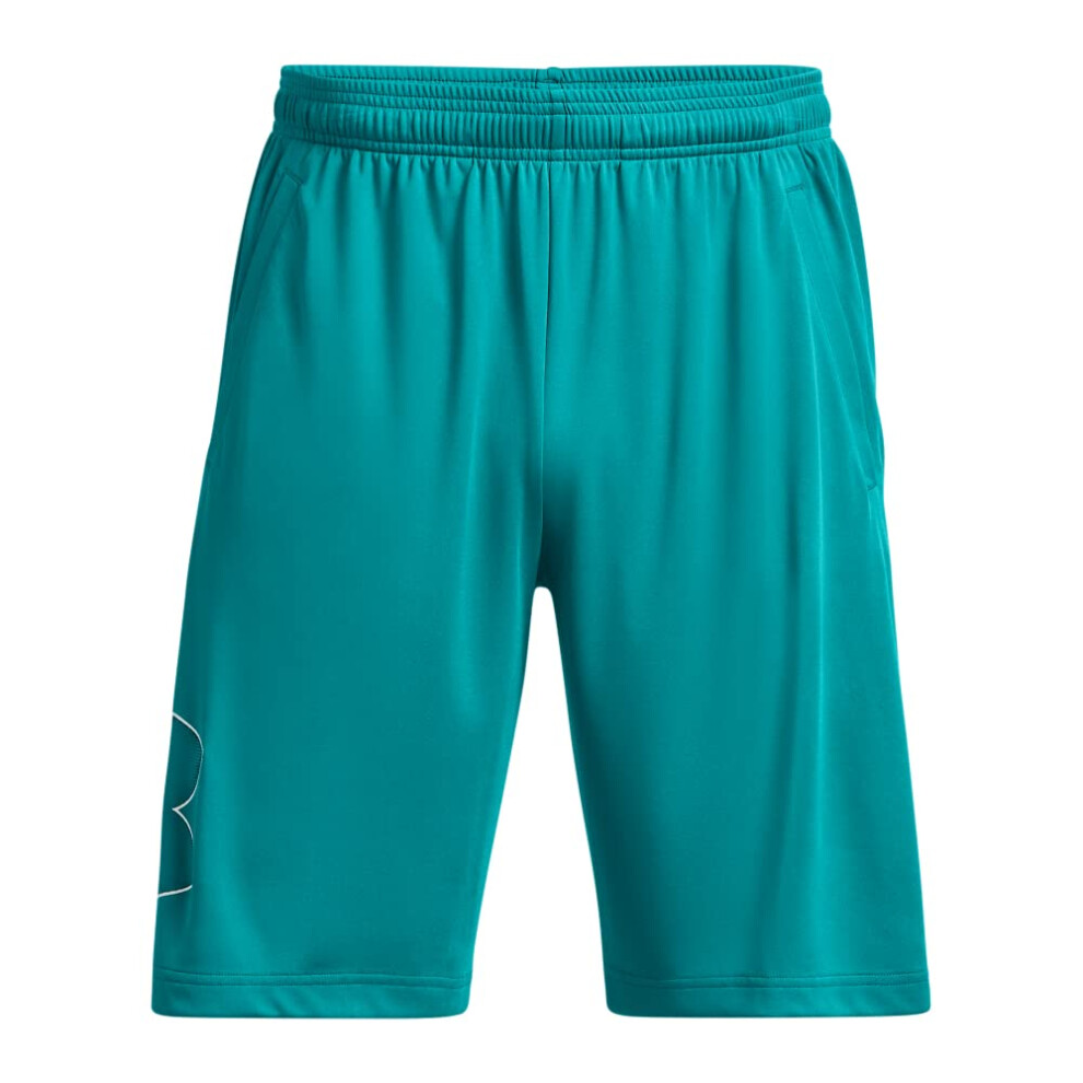 UA Tech graphic Shorts - coastal Teal - Small