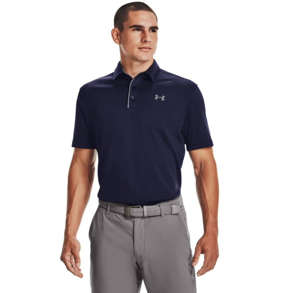 Under Armour Mens UA Tech Polo XXX-Large Navy