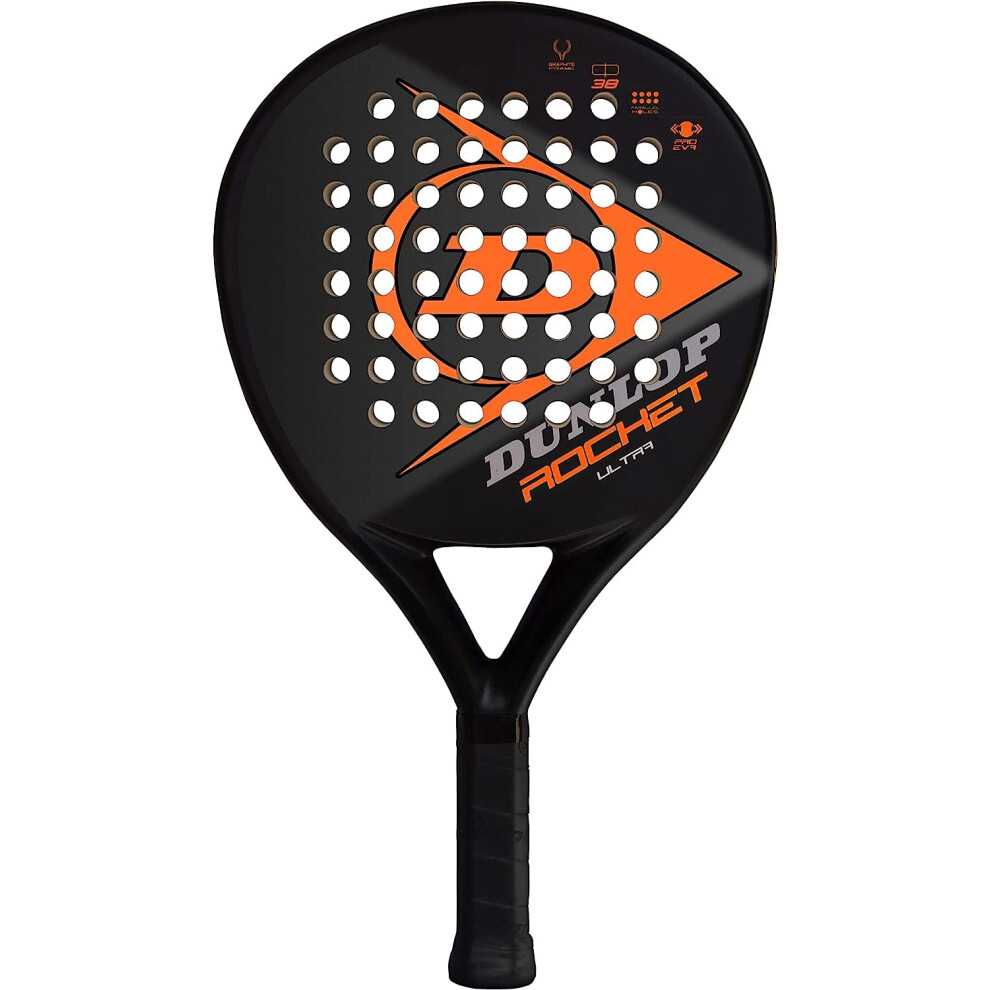 Dunlop Rocket Ultra Padel Racket  BlackOrange