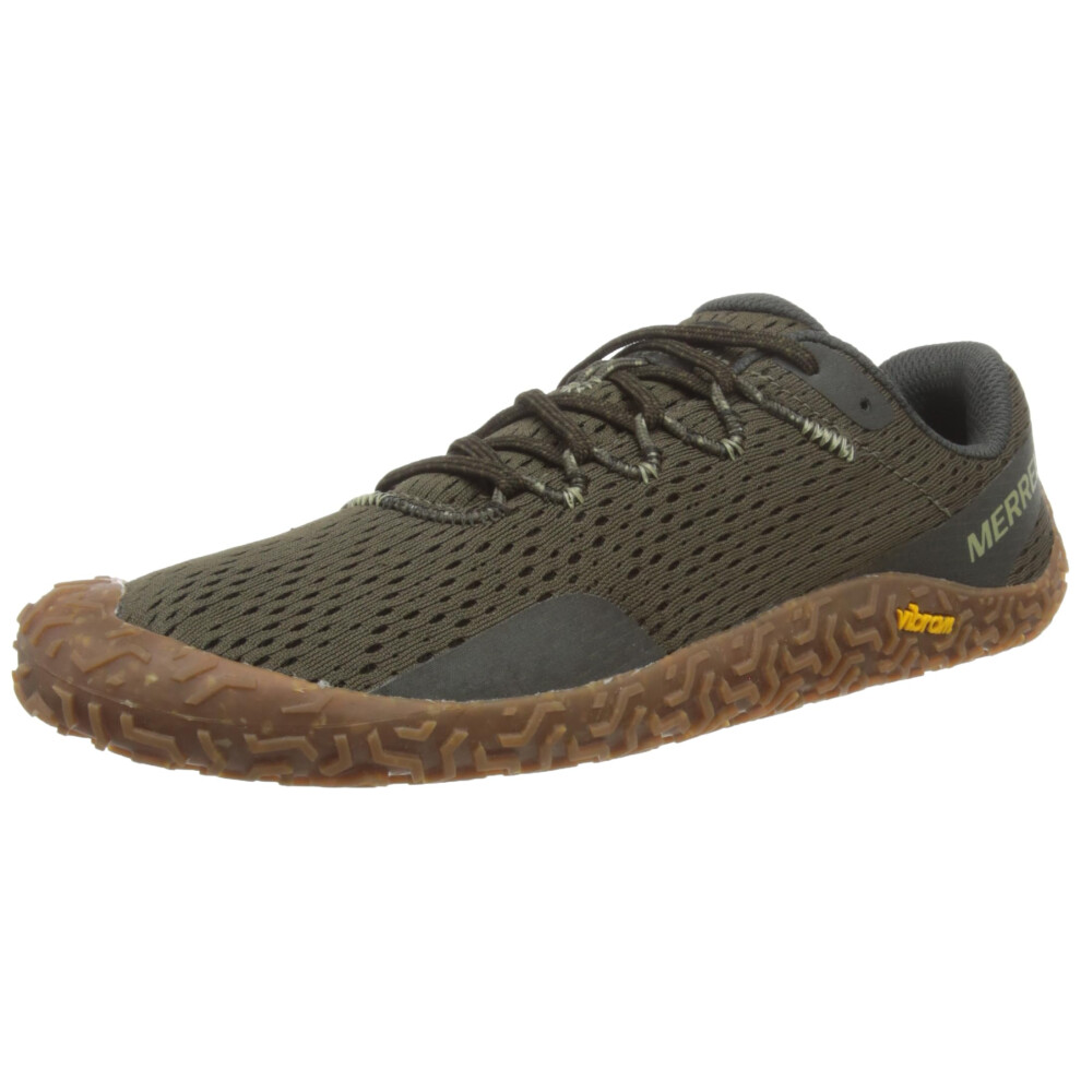 Merrell Mens Vapor glove 6 Sneaker  Olive  11