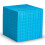 Learning Resources Learning Resources Blue Plastic Base Ten Cube 1