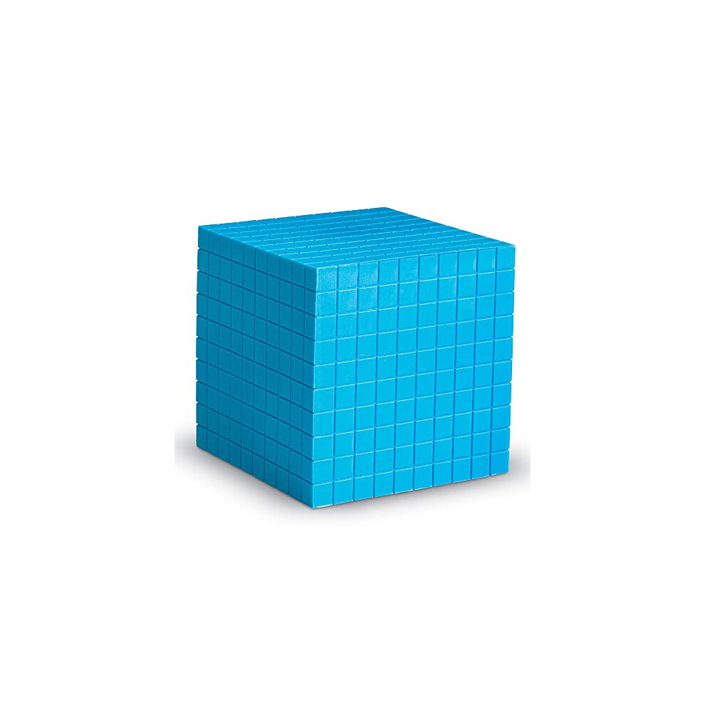 Learning Resources Blue Plastic Base Ten Cube