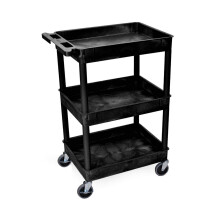 LuxorHWilson STc111-B Tub cart Three Shelves