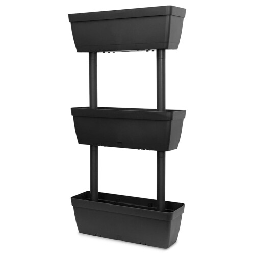 VidaXL vidaXL Garden Planter 6 pcs 39.4"" Anthracite 2