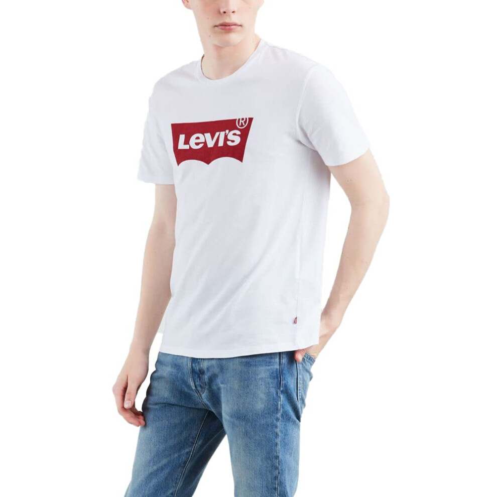 Levi's Men's Tees  (New) Graphic White  Large