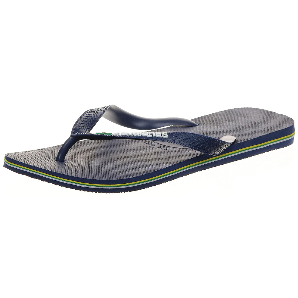 Havaianas Unisex Brasil  Navy Blue  95 US Men