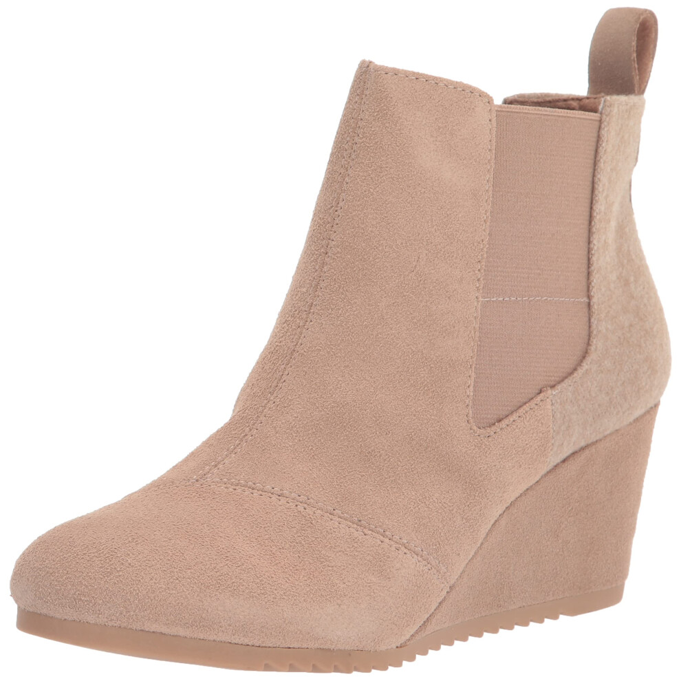 TOMS Women's Bailey Ankle Boot  Warm Taupe  5