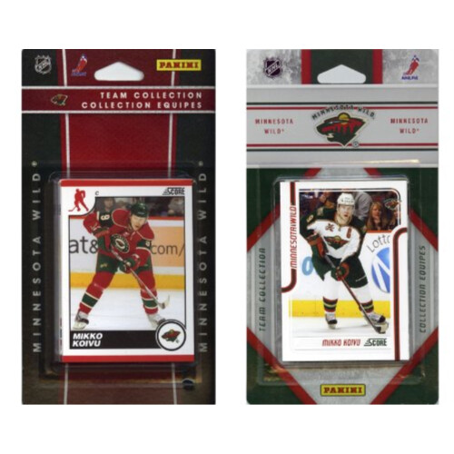 NHL Minnesota Wild Licensed Score 2 Team Sets