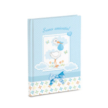 Newborn Memories Journal 17 x 24 cm  Sky Blue