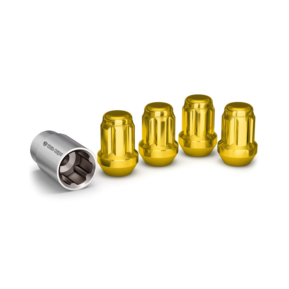 White Knight 40700SgDT gold Wheel Lock  4 Pack