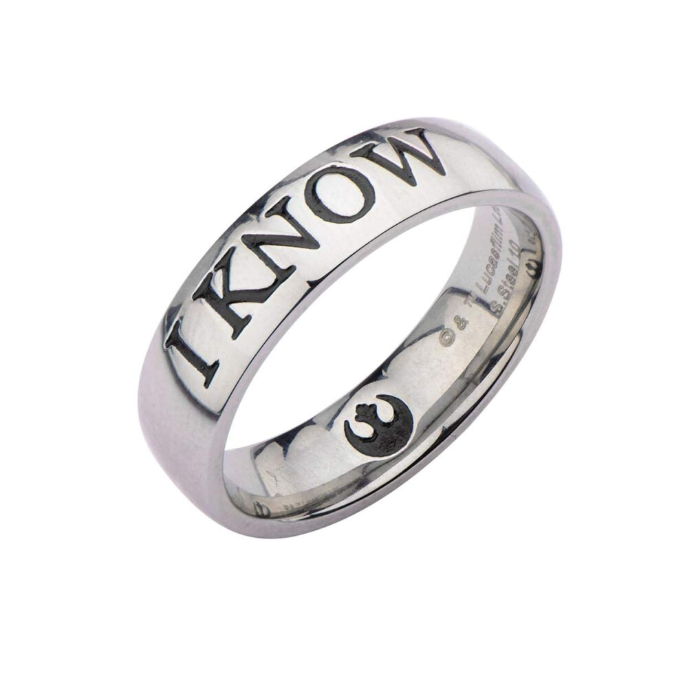 Star Wars I Know Stainless Steel Ring | Size 9