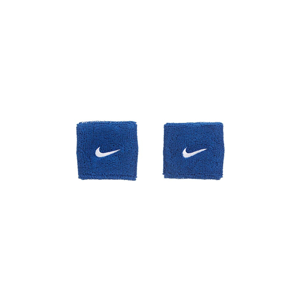 Nike Swoosh Wristbands (Royal BlueWhite  Osfm)