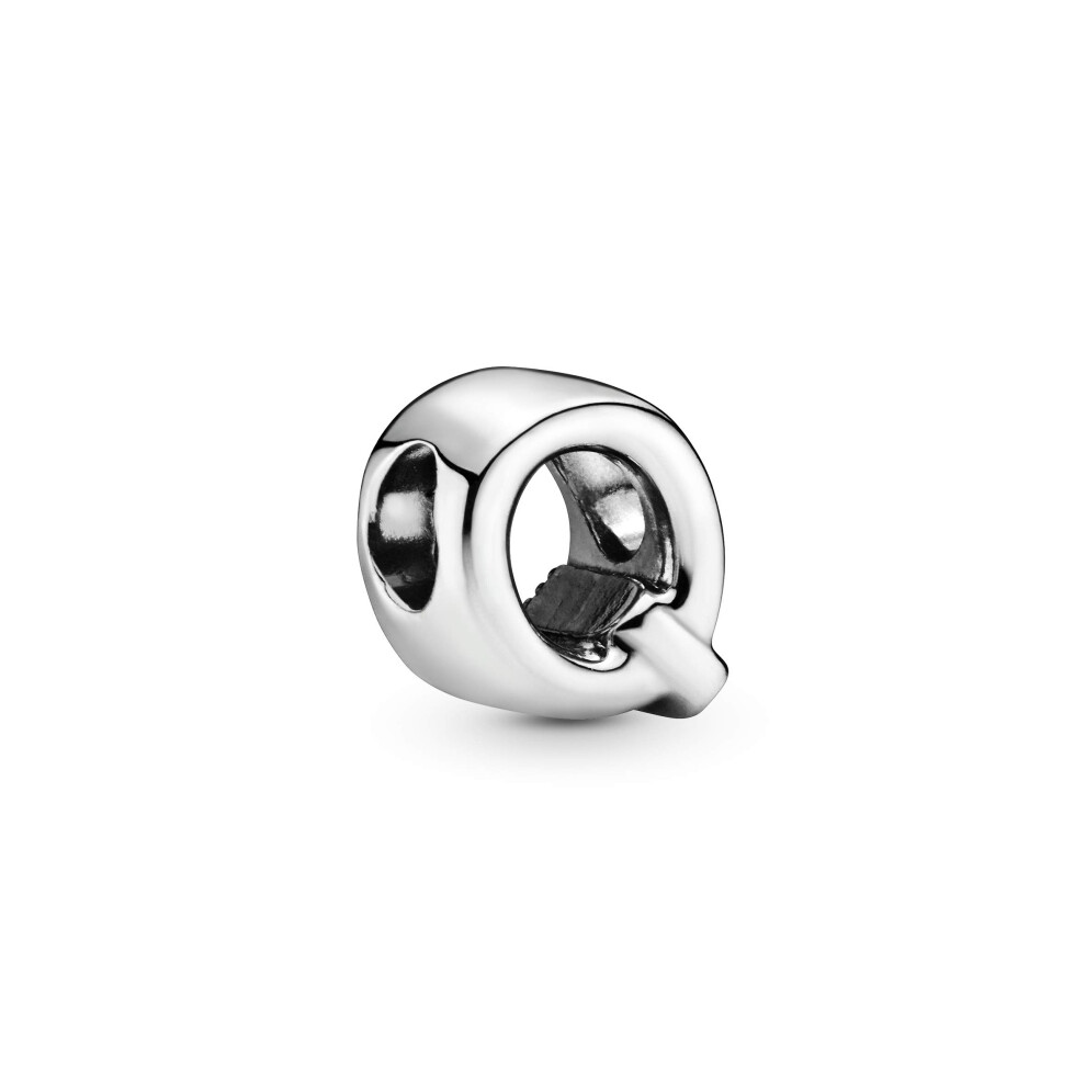 PANDORA Jewelry Letter Q Sterling Silver Charm