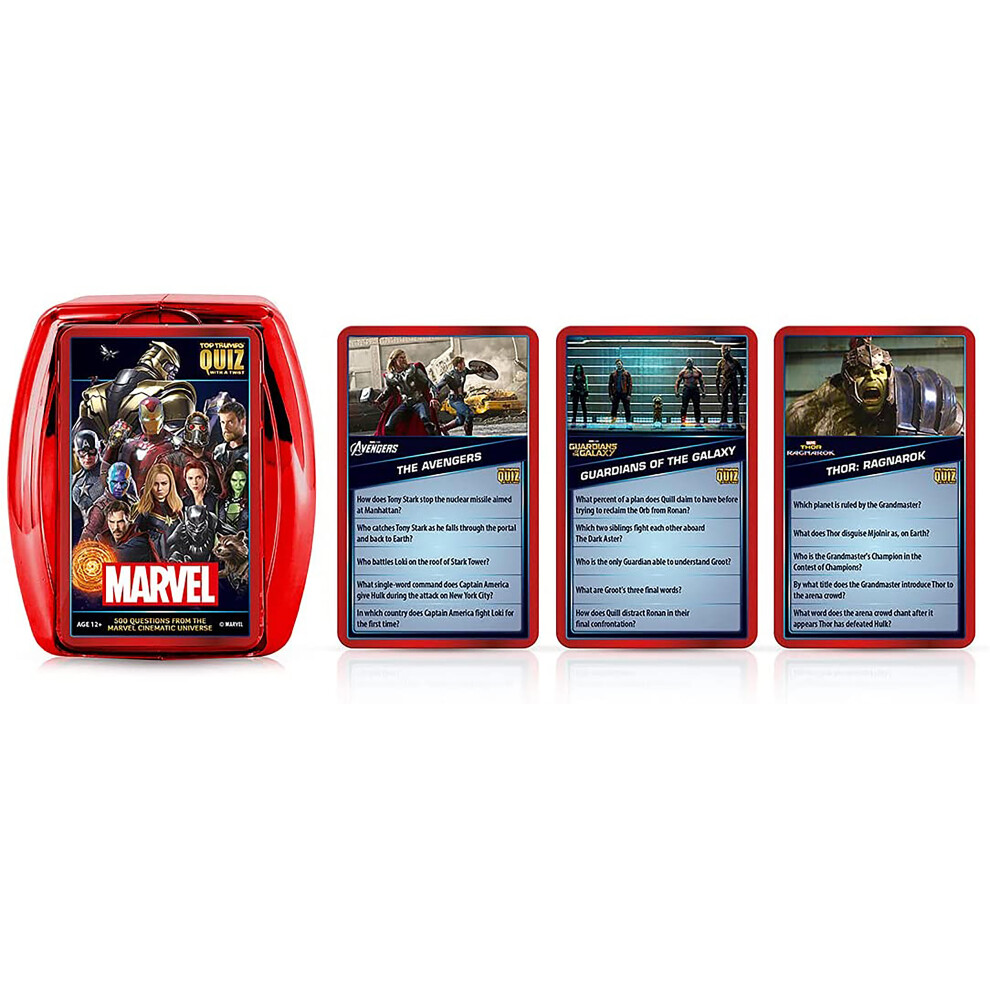 Marvel Cinematic Universe Top Trumps Card Game