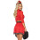Ensemble 3 pièces Varsity Babe comprenant CR - MED/LGE / RED 2