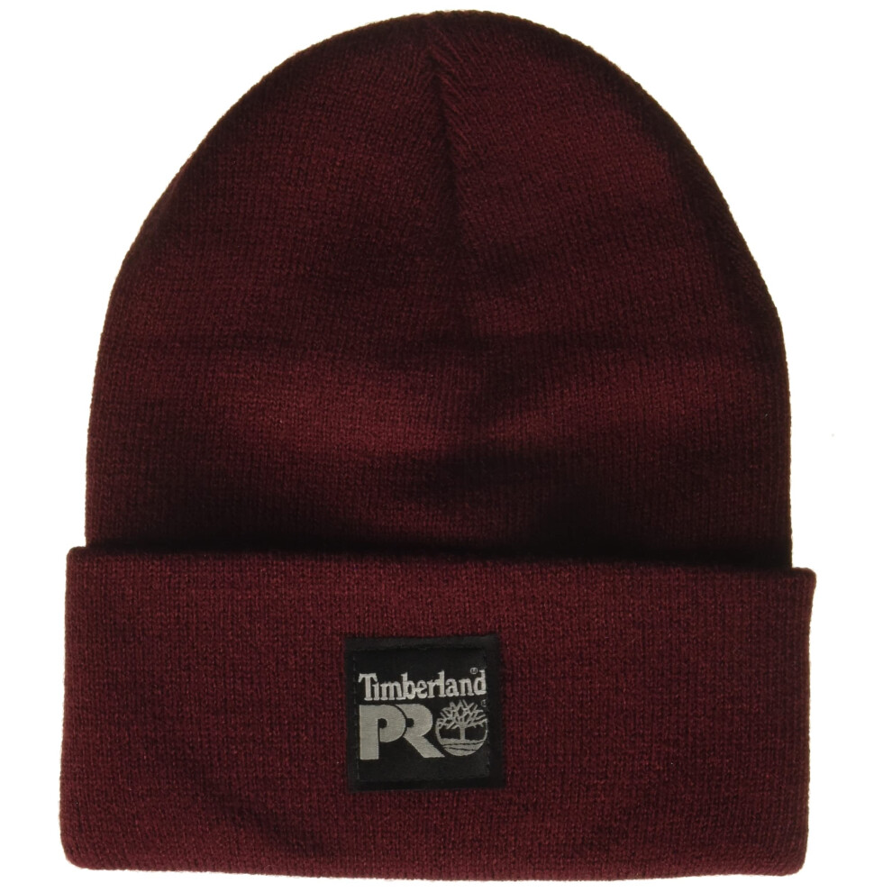 Timberland Mens Standard Watch cap  Maroon  OS