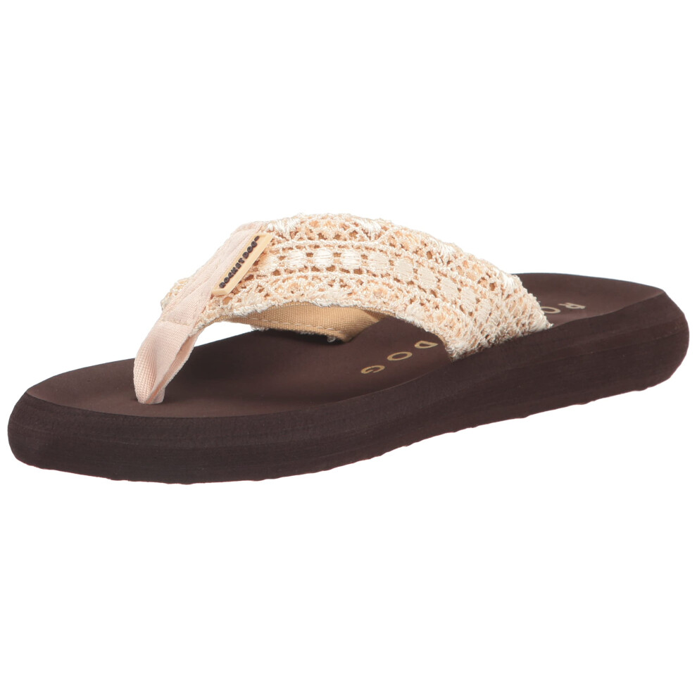 Rocket Dog Women's Flip Flop Sandal  Natural  9