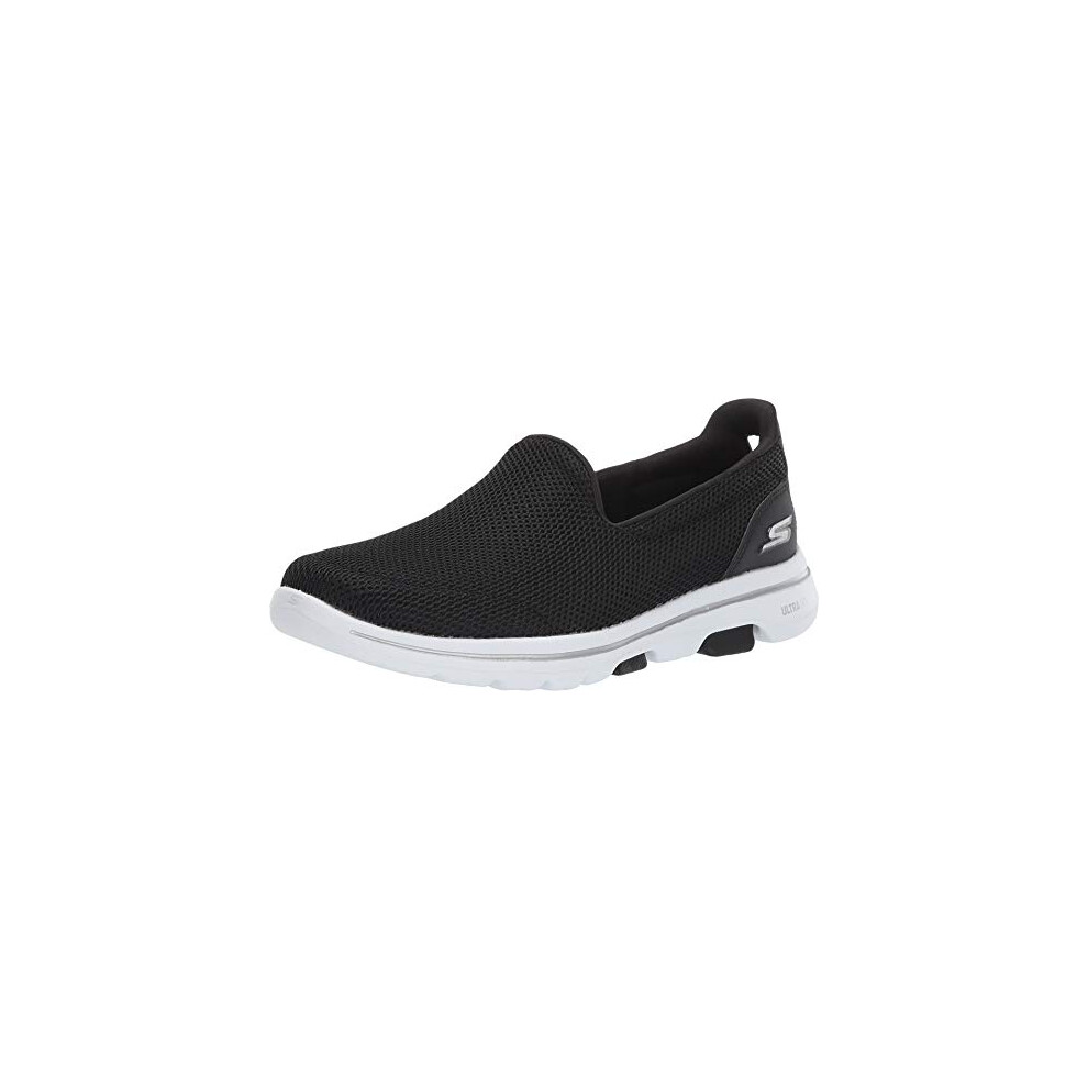 Skechers Women's Sneaker  Black/White  8.5 Wide