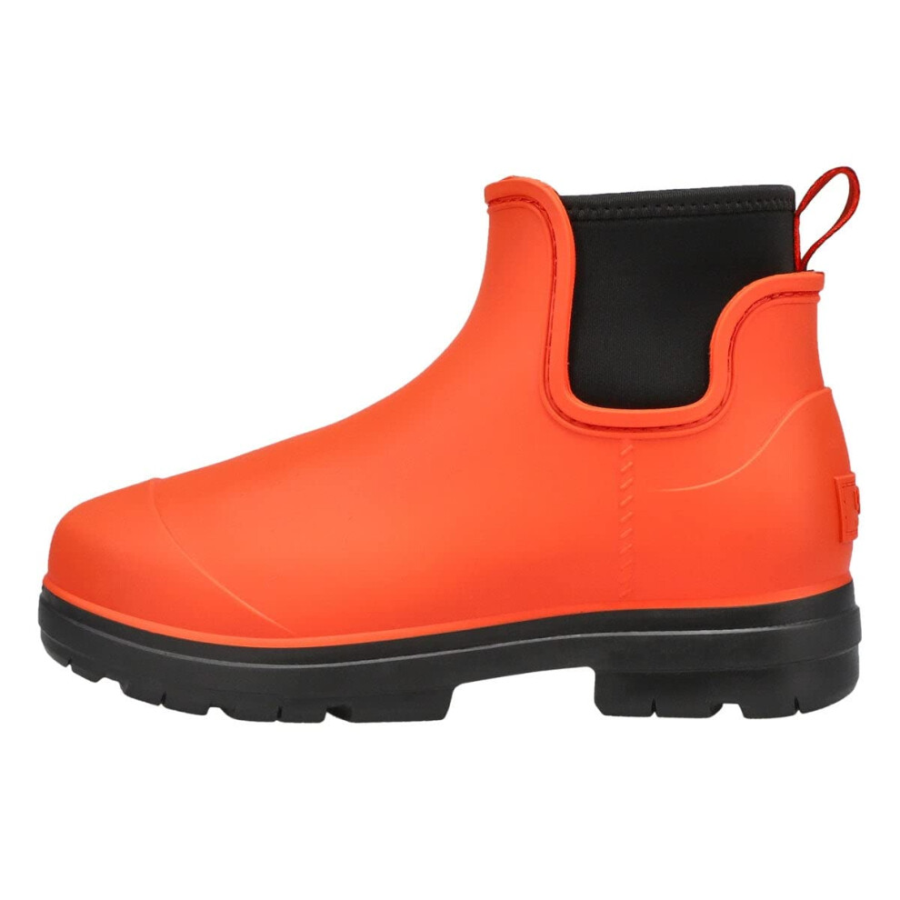 UGG Women's Droplet Rain Boot  Hazard Orange  5