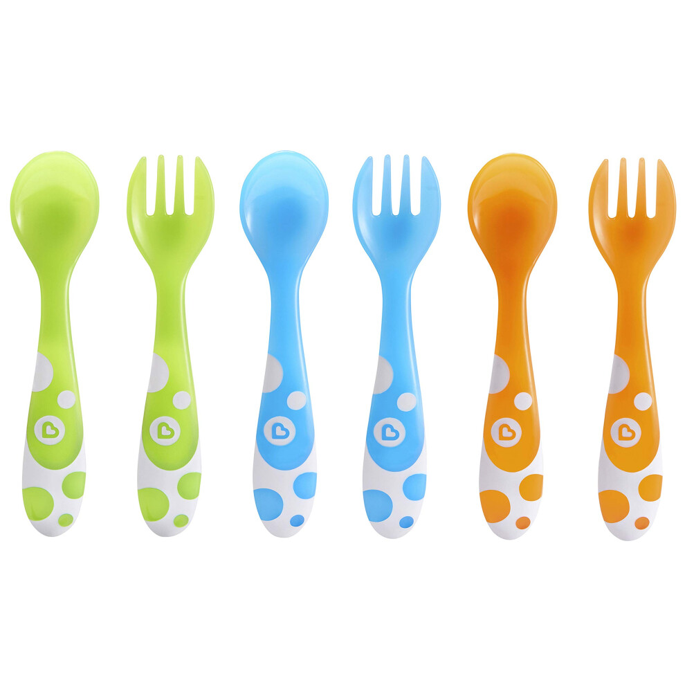 Munchkin Multi Toddler Forks and Spoons  6 Pack