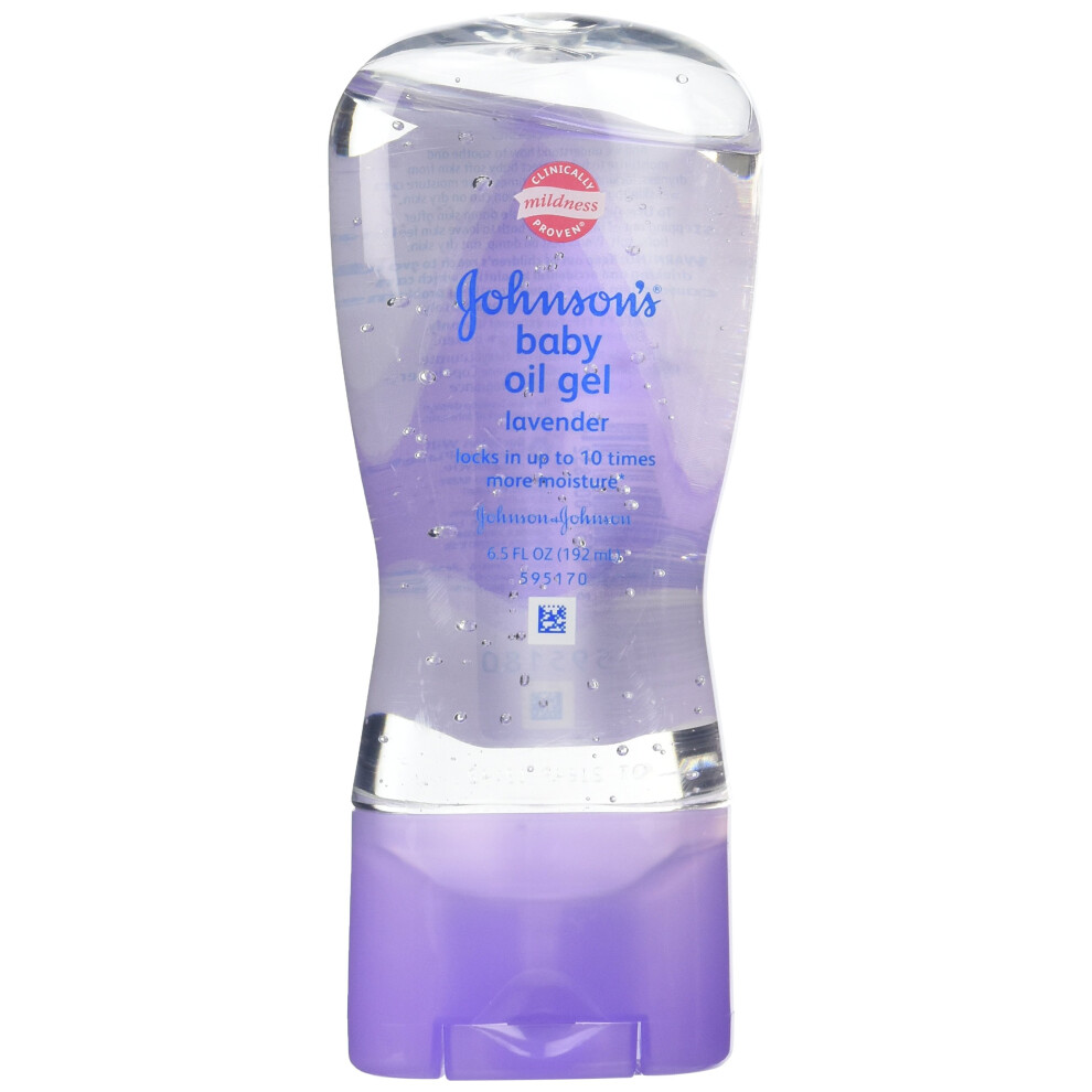 Johnson's Baby Oil Gel  Lavender 6.5 oz (182 g)