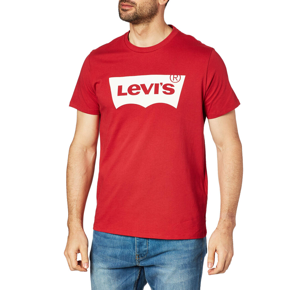 Levi's Men's Tees  (New) Graphic Crimson  Small