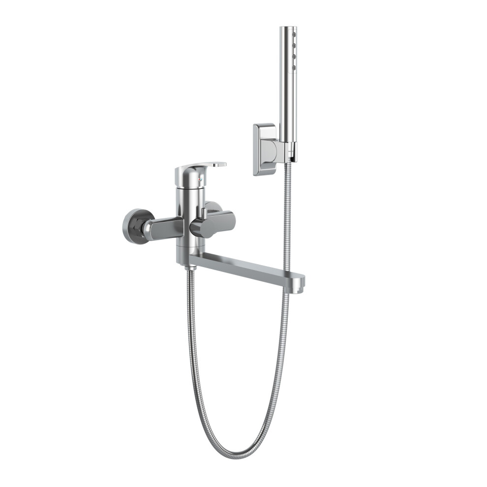 Photos - Other Bathroom Accessories PULSE ShowerSpas Chrome Wall Mounted Tub Filler 3030-WMTF-CH