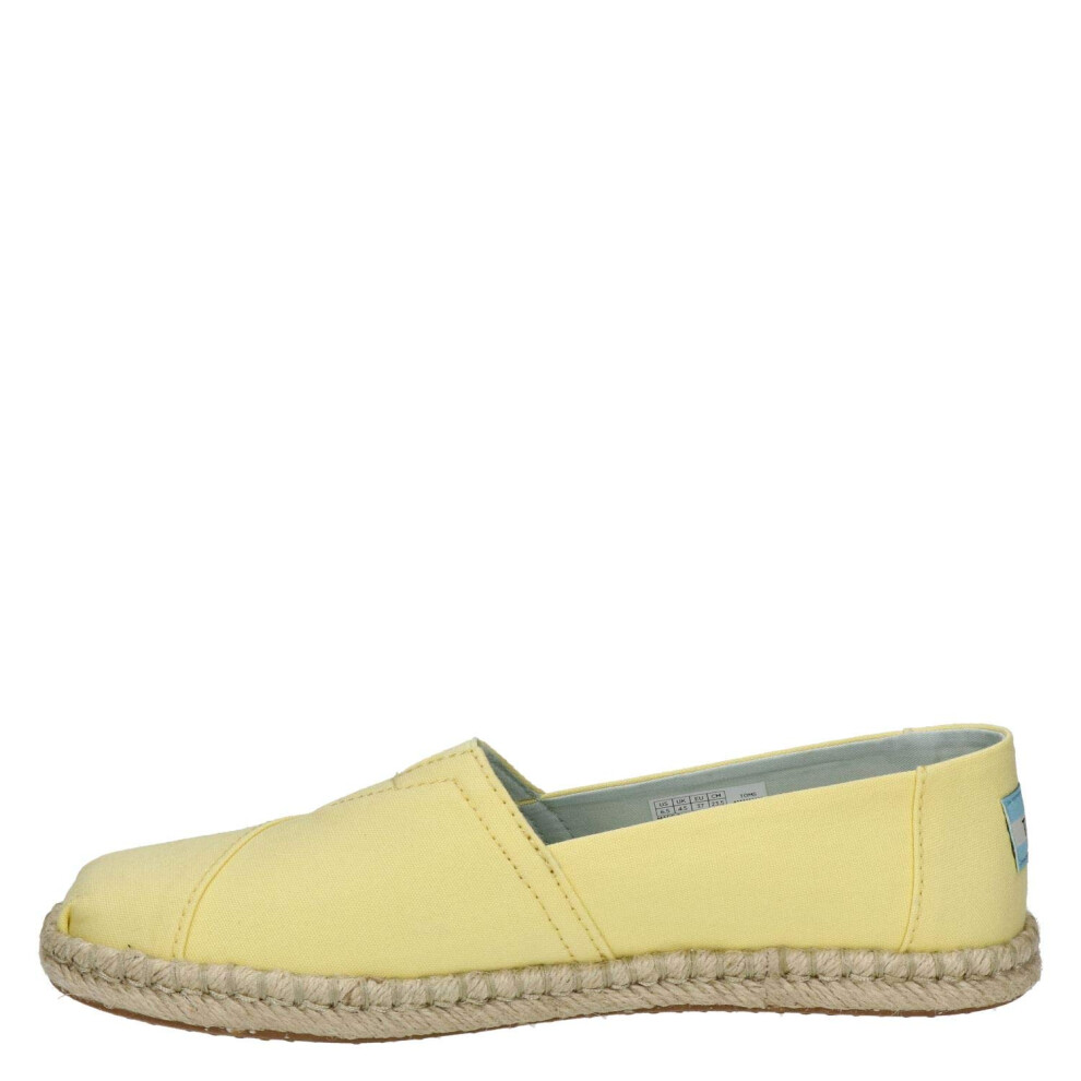 TOMS Alpargata on Rope Plant Dye Yellow 7 B (M)