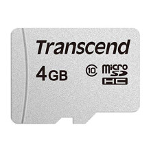 Transcend 4GB microSDHC Micro SD Card C10 Op til 20MB/s Full HD videohukommelseskort til GoPro Insta360 Overv?gning Home Security Camera Dash Cam