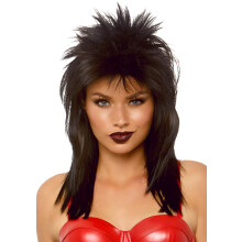 Ben Avenue 21 """" Unisex Rockstar Wig. Sort farve