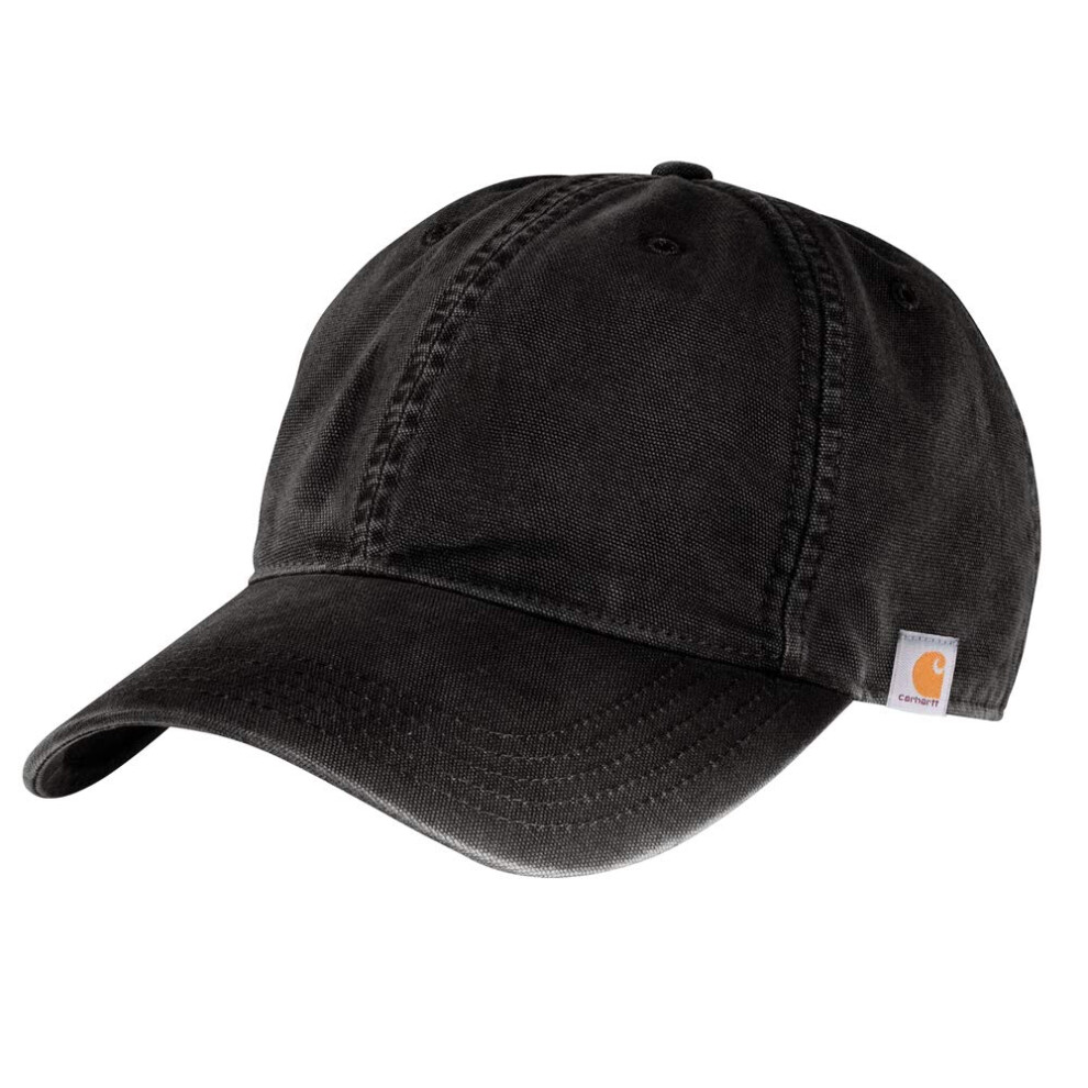 carhartt Mens cotton canvas cap  Black  One Size