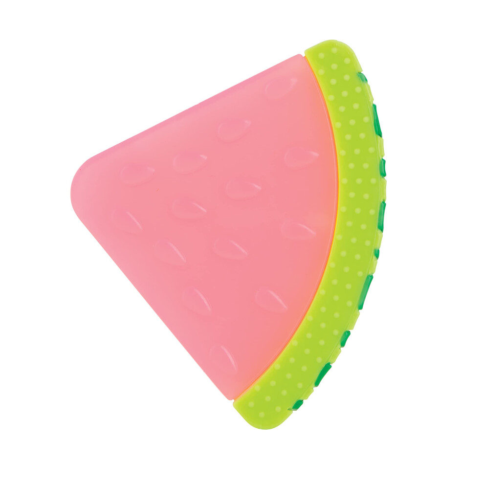 Nuby 100% Silicone Fruit Teether  Watermelon 3M+