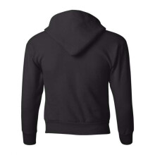 Hanes EcoSmart Youth Hooded Sweetshirt - Black L