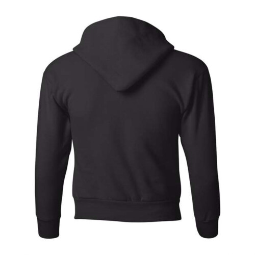 Hanes Ecosmart Jugend-Kapuzenpullover - Schwarz L