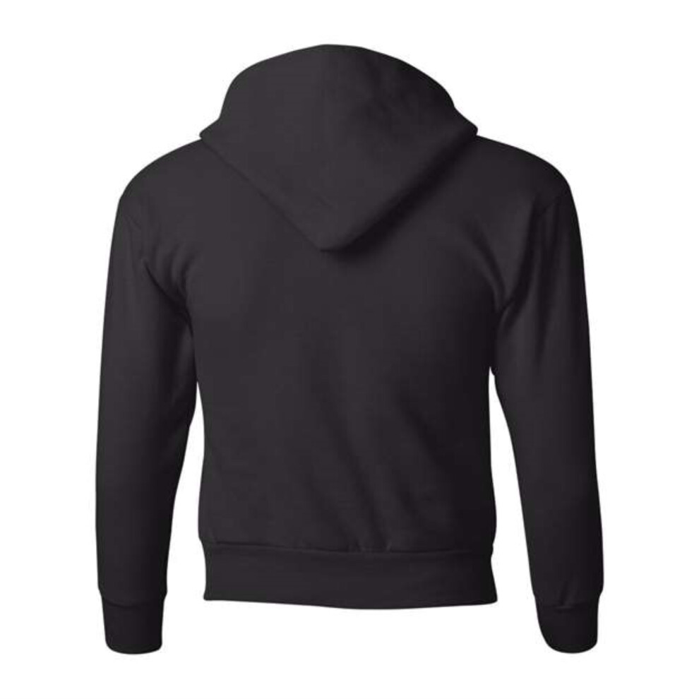 Sweat à capuche pour jeunes Hanes Ecosmart - Noir S