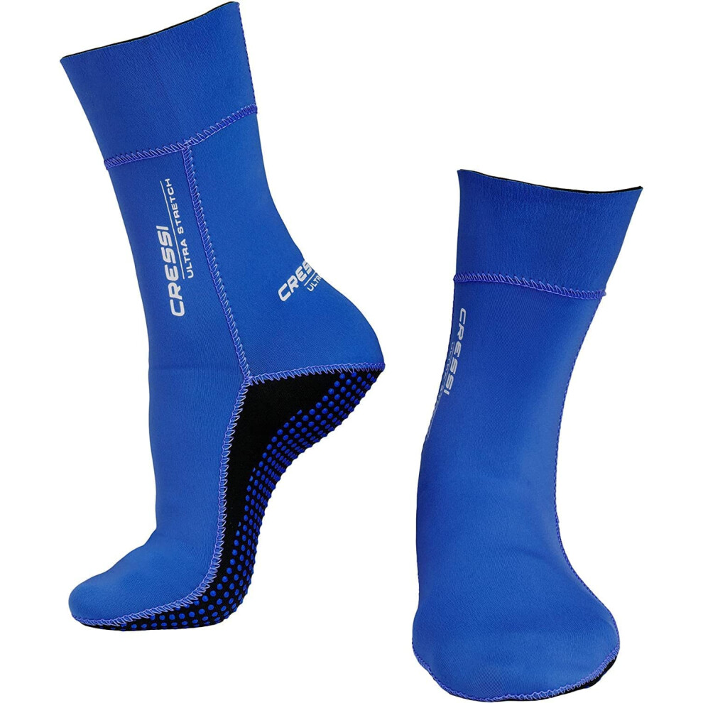 Cressi Ultra Stretch Socks 1.5mm (Blue)  Blue  XL