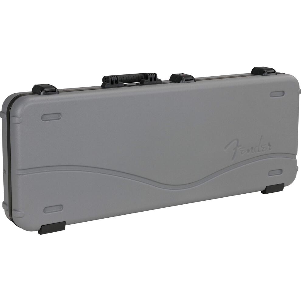Fender Deluxe Molded Strat/Tele Case  Silver/Blue
