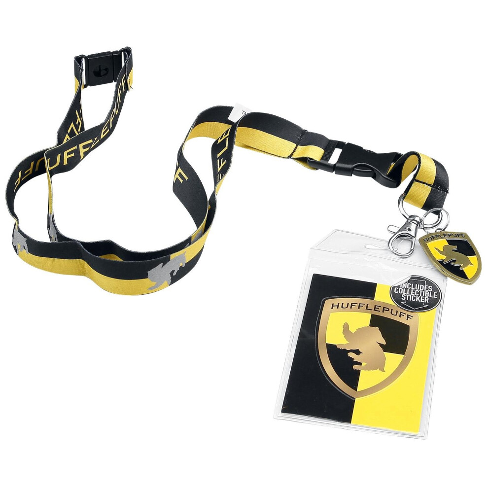 Harry Potter Hufflepuff Lanyard  Multicolor  25""