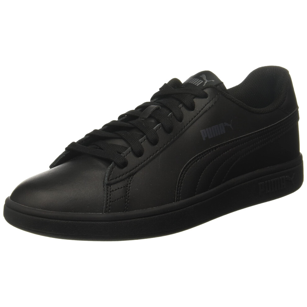 PUMA Mens Smash 2 Sneaker  L Black-Black  45 M US