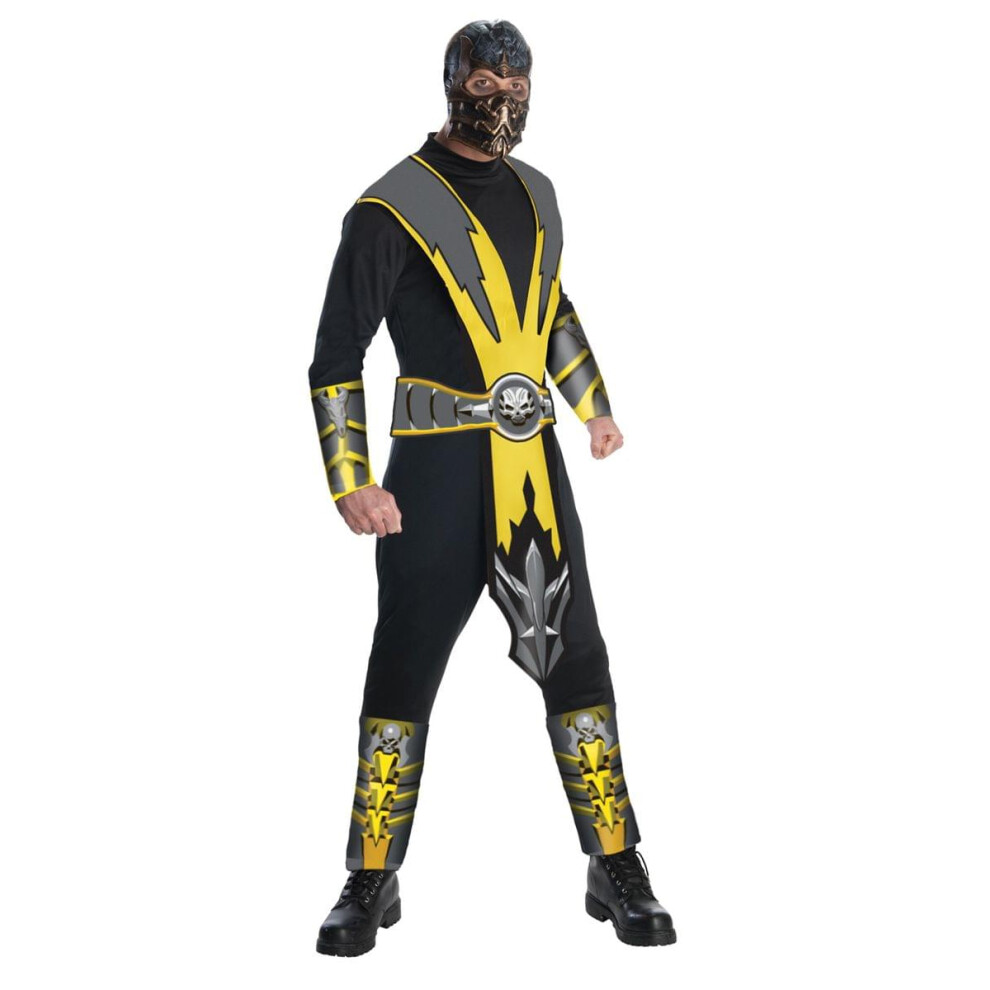 Mortal Kombat Scorpion Costume Adult X-Large 44-46