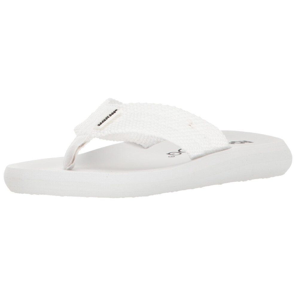 Rocket Dog Women's Sunset Flip Flop  White  6 M US