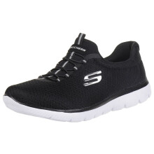 Skechers Summits Sneaker da donna Nero/Bianco 7 US